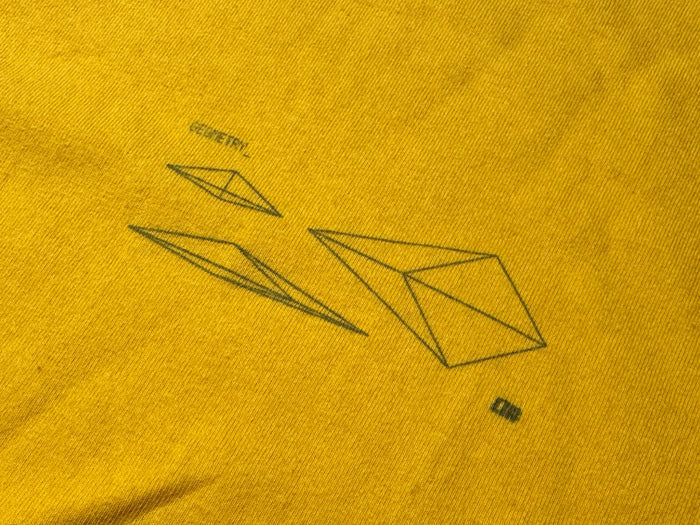 Vintage Geometry T-Shirt - Yellow
