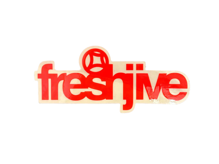 Vintage Logo Sticker - Red
