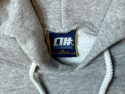 Vintage Pound Engine Hooded Fleece- Athletic Heather