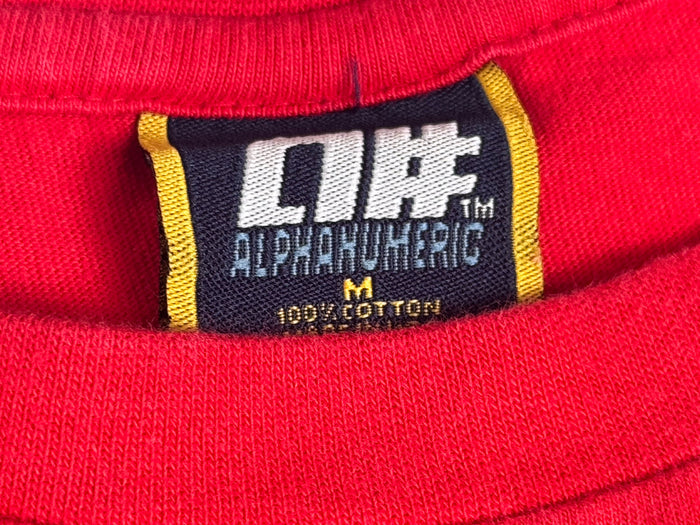 Vintage Prime Numbers T-Shirt - Red