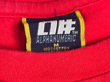 Vintage Prime Numbers T-Shirt - Red