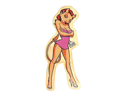 Vintage Stick-o-Rama Devilgirl Sticker
