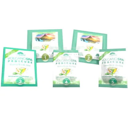 Volcano Pedicure Spa 6 Steps - Green Tea & Aloe Vera