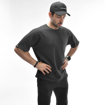 Waffle Oversized Tee - IRONGEAR Fitness