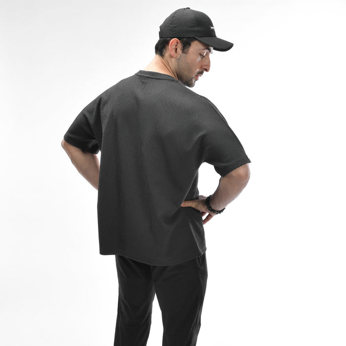 Waffle Oversized Tee - IRONGEAR Fitness