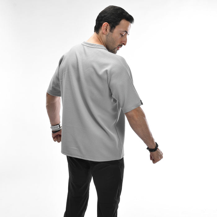 Waffle Oversized Tee - IRONGEAR Fitness