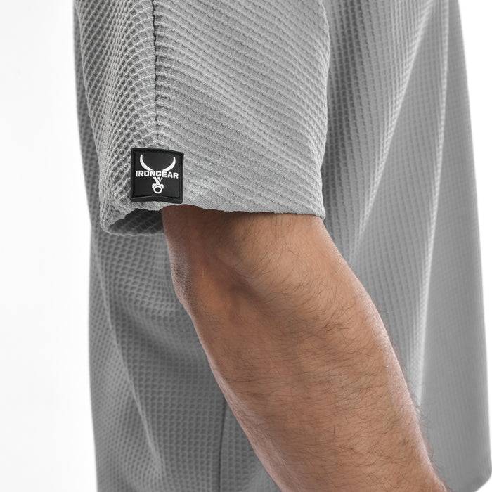 Waffle Oversized Tee - IRONGEAR Fitness