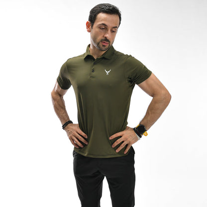 Waffle Weave Polo - IRONGEAR Fitness