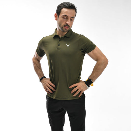 Waffle Weave Polo - IRONGEAR Fitness