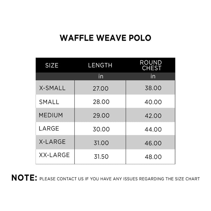 Waffle Weave Polo - IRONGEAR Fitness