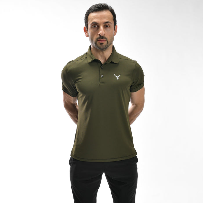 Waffle Weave Polo - IRONGEAR Fitness