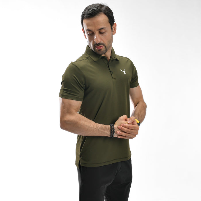 Waffle Weave Polo - IRONGEAR Fitness