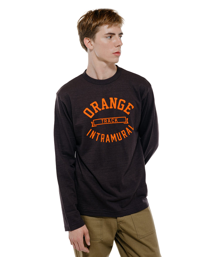 lost & found Warehouse Warehouse Lot. 5906 Long Sleeve Crew Neck T-Shirt Orange Sumikuro