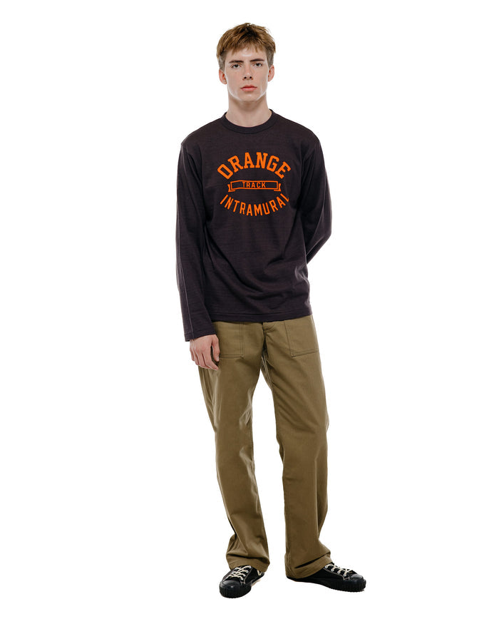 lost & found Warehouse Warehouse Lot. 5906 Long Sleeve Crew Neck T-Shirt Orange Sumikuro