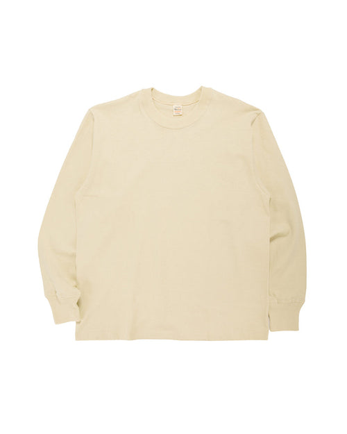 lost & found Warehouse Warehouse Lot. 5914 Long Sleeve Crew Neck T-Shirt Solid Cream