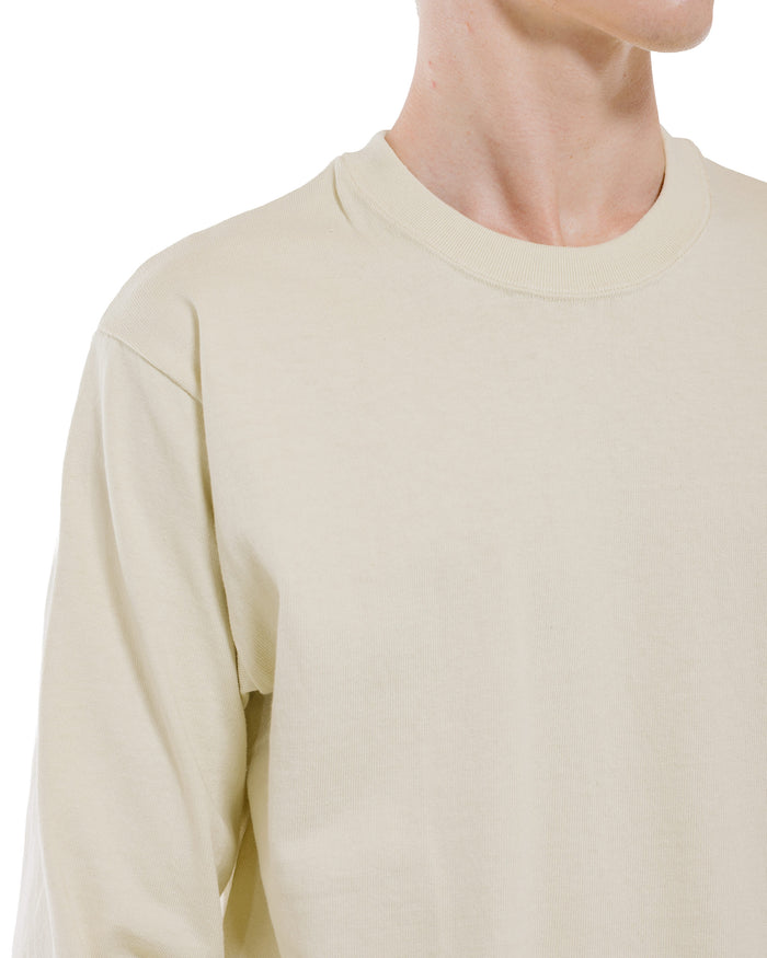 lost & found Warehouse Warehouse Lot. 5914 Long Sleeve Crew Neck T-Shirt Solid Cream
