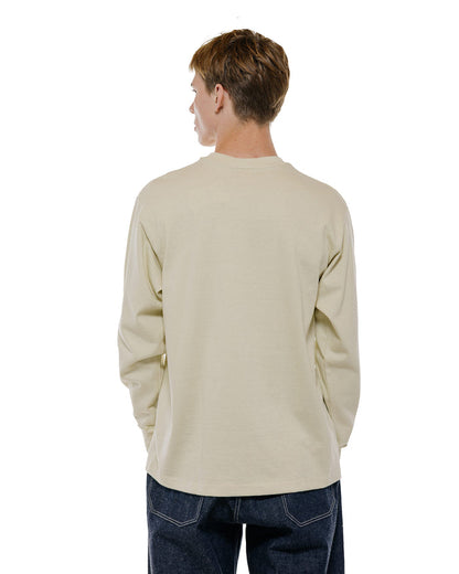 lost & found Warehouse Warehouse Lot. 5914 Long Sleeve Crew Neck T-Shirt Solid Cream