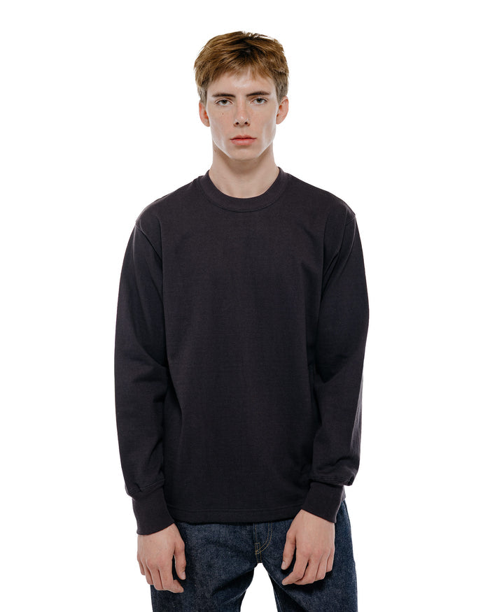 lost & found Warehouse Warehouse Lot. 5914 Long Sleeve Crew Neck T-Shirt Solid Sumikuro