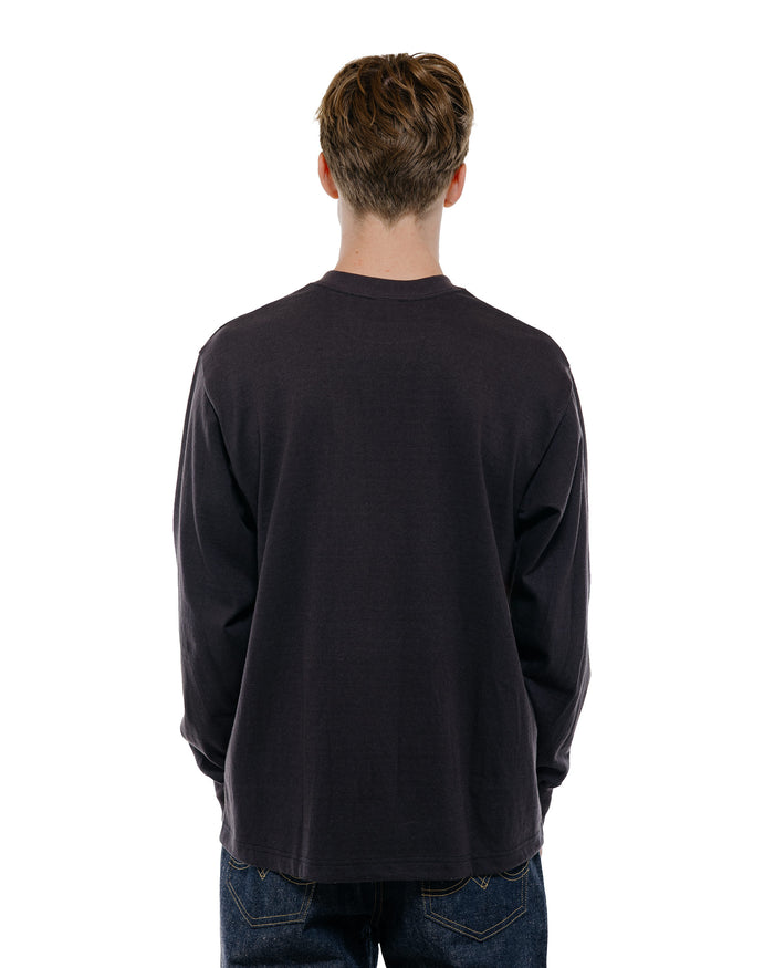 lost & found Warehouse Warehouse Lot. 5914 Long Sleeve Crew Neck T-Shirt Solid Sumikuro