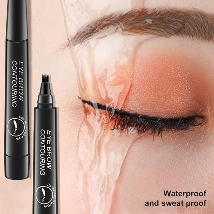 Waterproof 4 Points Long Lasting Eyebrow Pen