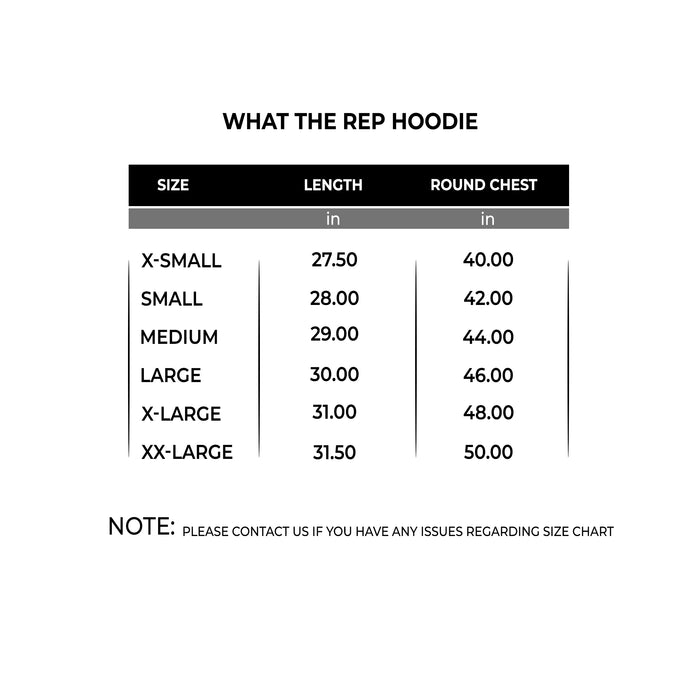 What The Rep Hoodie - IRONGEAR Fitness