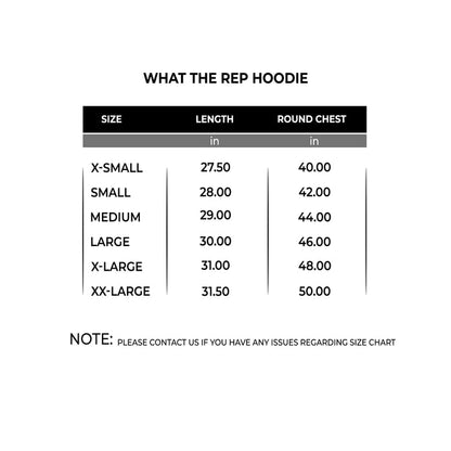 What The Rep Hoodie - IRONGEAR Fitness