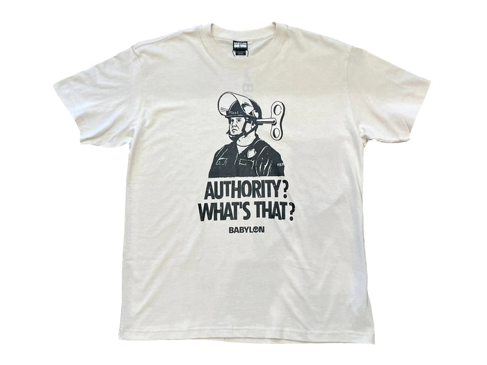 Whats Authority T-Shirt - Sandy
