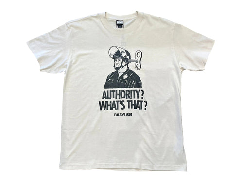 Whats Authority T-Shirt - Sandy