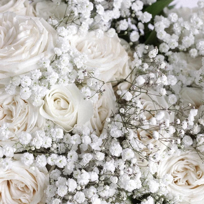 White Dream Wedding Centerpiece Close Up - Image