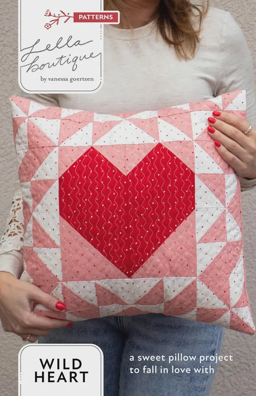 Wild Heart Pillow Quilt Pattern