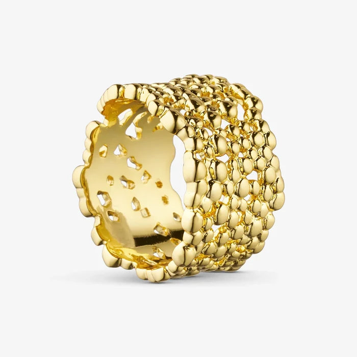 WOLFF JEWELRY - Boble Ring - 18 kt. guldbelagt Vol. 2 Vandfast