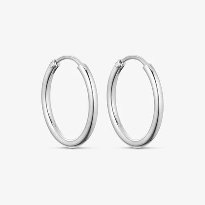 Wolff Jewelry - Classic Hoops 20 mm - Sølvbelagt