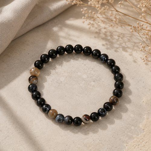 Wolff Jewelry -  Jalle Pearl Bracelet - Sort