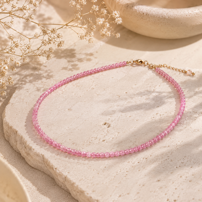 WOLFF JEWELRY -  Jalle Pearl halskæde  - Rose