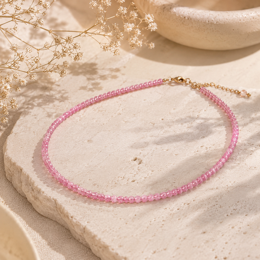 WOLFF JEWELRY -  Jalle Pearl halskæde  - Rose