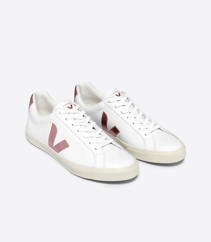 Women's Esplar Logo  Leather Extra-White Nacre