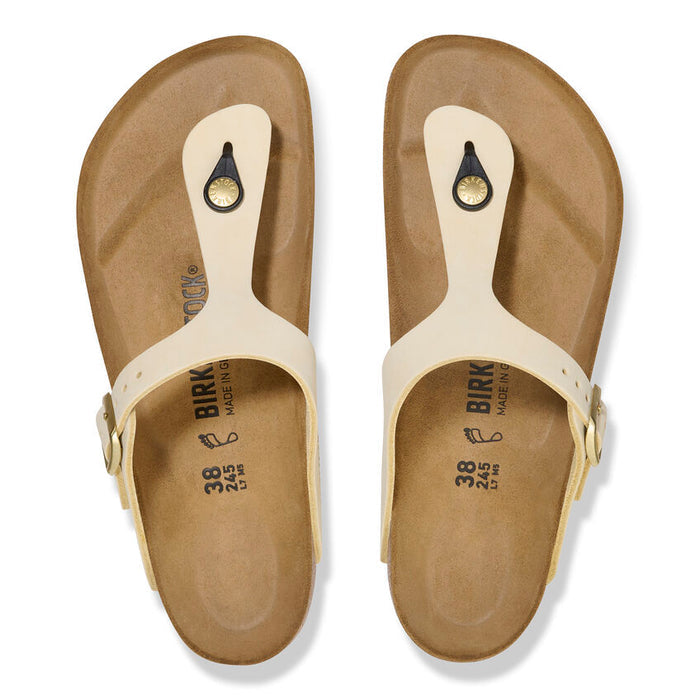 Women's Gizeh Nubuck Leather Ecru Regular/Wide
