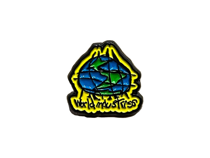 World Scribble Pin