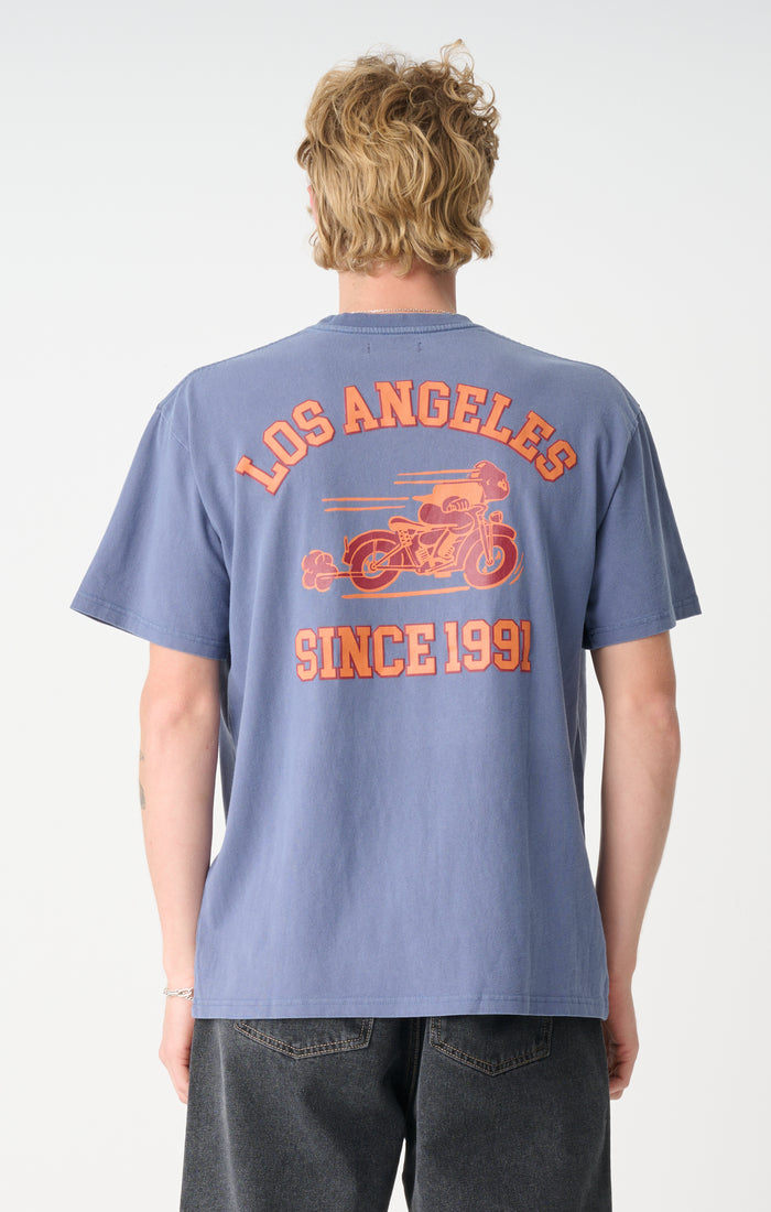 X-Large - College Speed T-Shirt - Pigment Dusty Navy