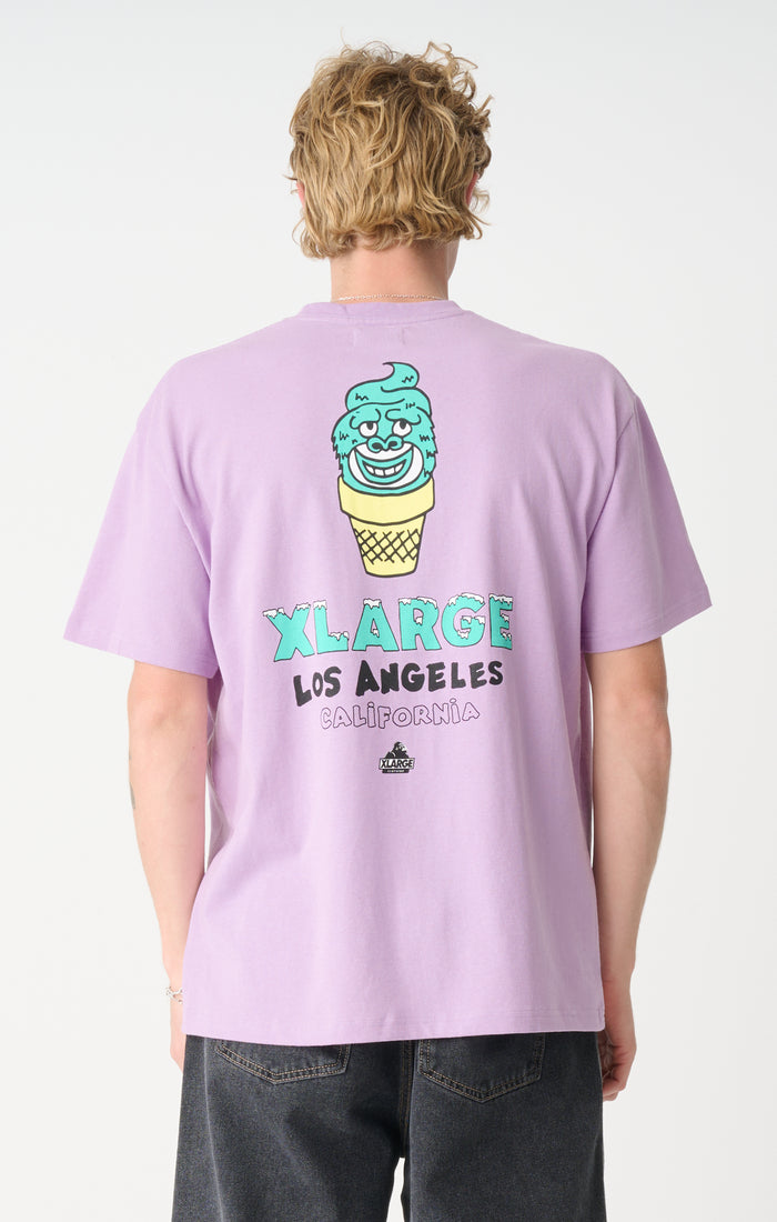 X-Large - Ice Cream T-Shirt - Light Purple