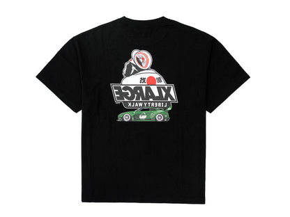 X-Large x Liberty Walk - Behind T-Shirt - Black