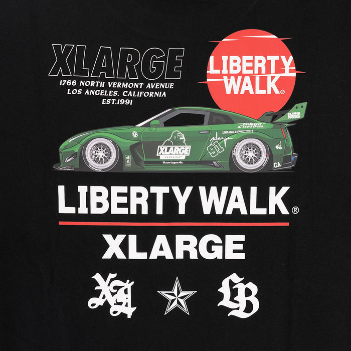 X-Large x Liberty Walk - LBWK T-Shirt - Black