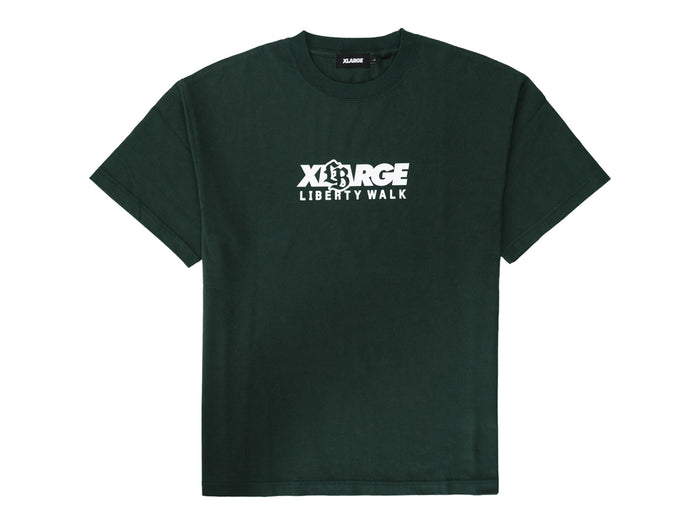 X-Large x Liberty Walk - Mix T-Shirt - Forest Green