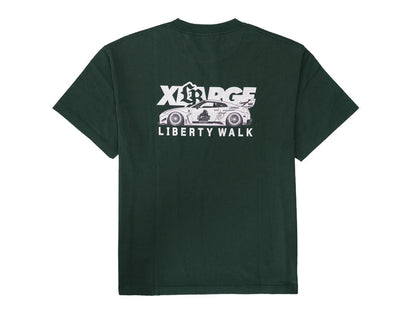 X-Large x Liberty Walk - Mix T-Shirt - Forest Green