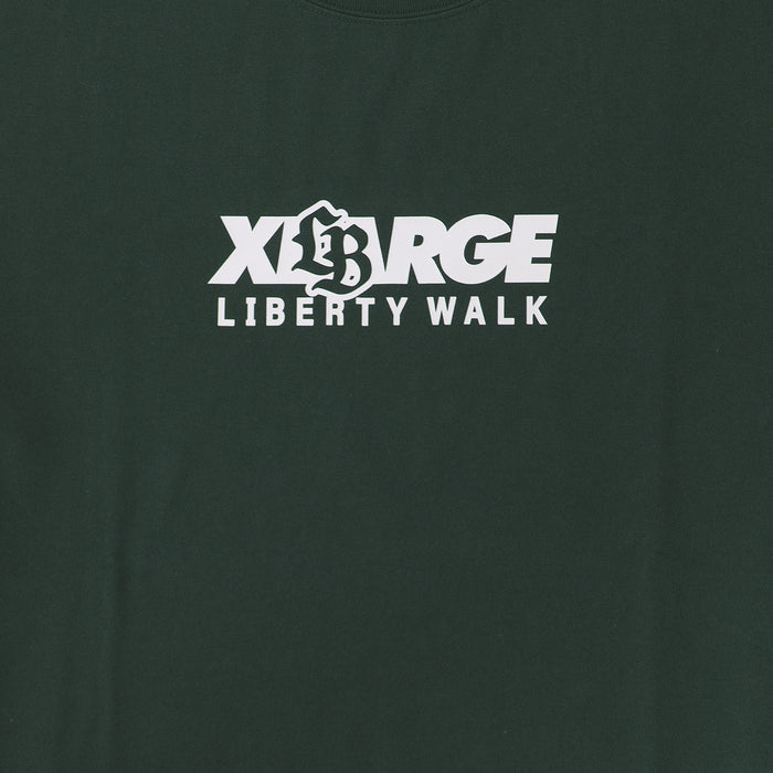 X-Large x Liberty Walk - Mix T-Shirt - Forest Green