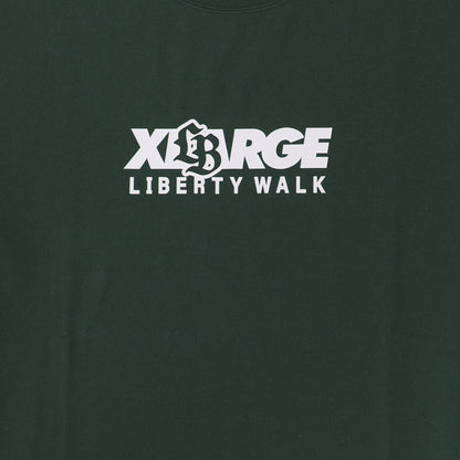 X-Large x Liberty Walk - Mix T-Shirt - Forest Green