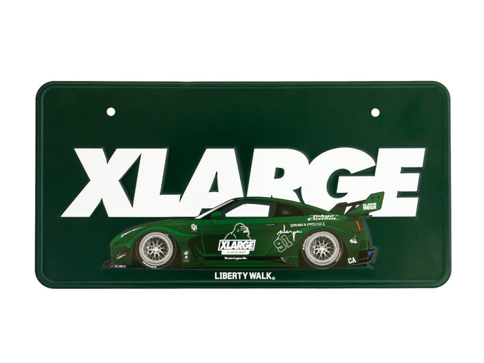 X-Large x Liberty Walk - Number Plate