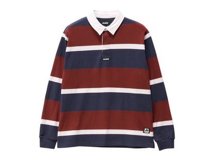 XL Stripe Rugby - Burgundy