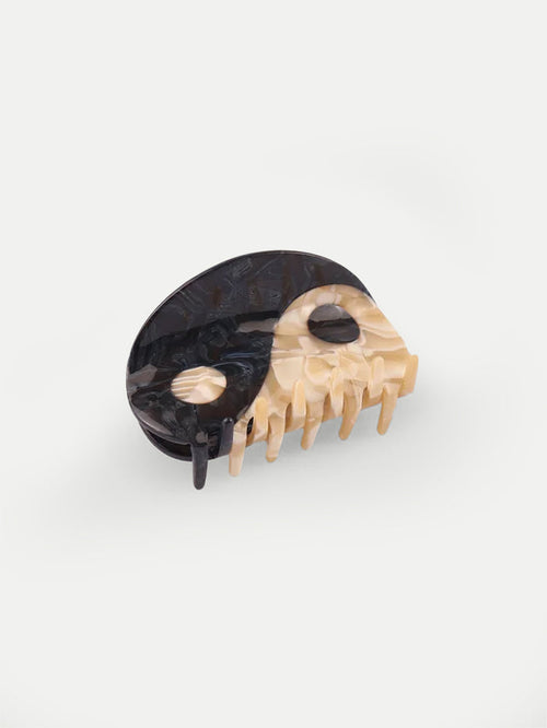 YinYang Eco Hair Claw | Black & White-Image 1