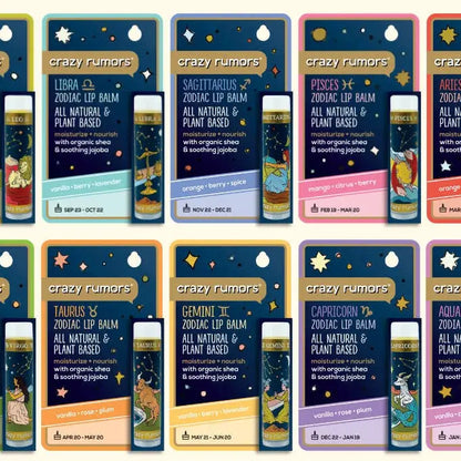 Zodiac Lip Balm